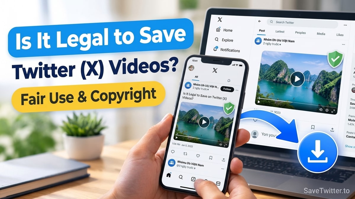 Is It Legal to Download Twitter (X) Videos? Copyright, Fair Use & Creator Rights Explained